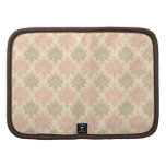 Planificateur crème rose vintage de folio de Ricks Agenda