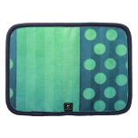 Planificateur de vert (turquoise) agendas folio