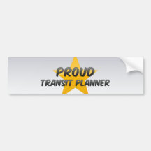 Planificateur fier de transit autocollant pour voiture