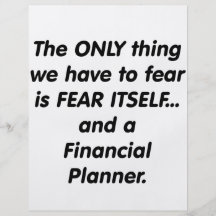 Planificateur financier de crainte prospectus