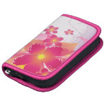 Planificateur folio floral rose fuchsia chaud élég agendas