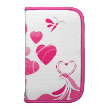 PLANIFICATEUR MIGNON DE FOLIO DE COEUR AGENDA