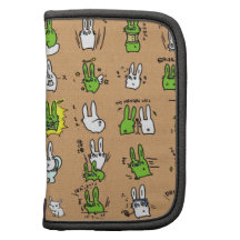 Planificateur mignon de motif de lapin agendas