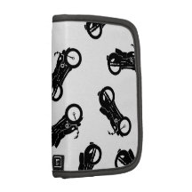 Planificateur vintage de folio de moto agendas folio