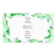 Plantes Cartes De Visite Personnelles