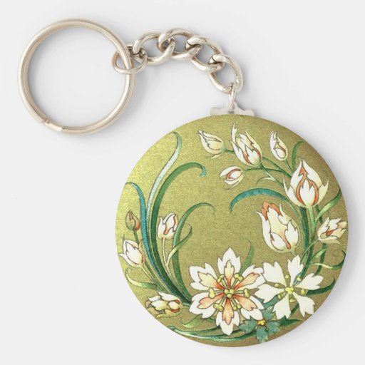 Plantes et fleurs décoratives - vert d'amour porte-clefs