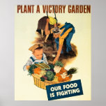 Plantez un jardin de victoire - 2ÈME GUERRE MONDIA Posters