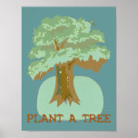 Plantez une affiche d'arbre