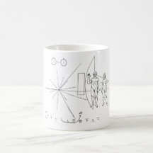 Plaque pionnière tasse à café