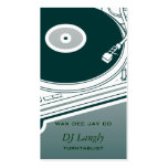 Plaque tournante de geai du DJ Dee Modèles De Cartes De Visite