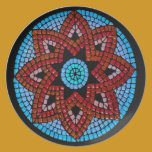 Plat coloré de motif de Mosiac de beau Grec assiettes