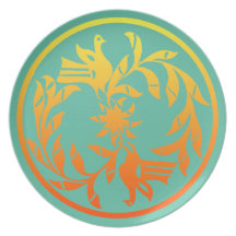 Plat de conception de Cochiti de Natif américain Assiettes Pour Soirée