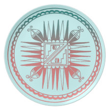 Plat de conception de poterie de San Ildefonso Assiette