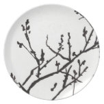 Plat de fleur de ressort assiette pour soirée