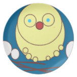 plat de hibou assiette