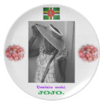 plat de la Dominique Assiettes