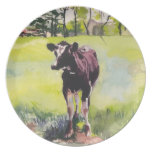 Plat de maman de Wheres de vache Assiette