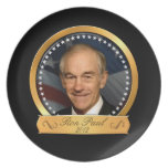 Plat de Ron Paul 2012 Assiettes Pour Soirée