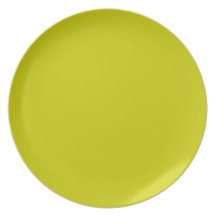 Plat de vert jaune de Rio Grande Assiettes Pour Soirée