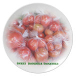 plat doux de tomates de la Dominique Assiette Pour Soirée