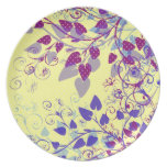 Plat floral de natures - tba assiette