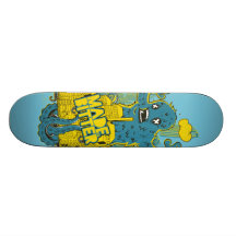 Plate-forme bleue de monstre de faire par amer skateboards cutomisables