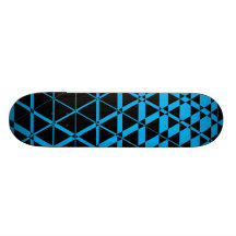 Plate-forme (cyan) de planche à roulettes de bois 