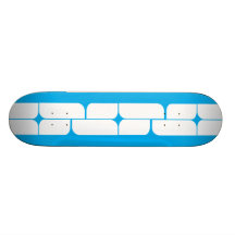 Plate-forme (cyan) ene ivoire de planche à roulett