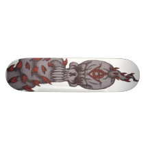PLATE-FORME DE CRÂNE ET DE VIGNE DE ZOMBIEZ SKATEBOARDS PERSONNALISÉS