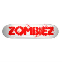 PLATE-FORME de LOGO de ZOMBIEZ - customisée Planches À Roulettes Customisées