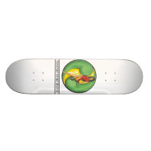 Plate-forme de logo d'O G Skateboards Personnalisables