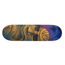 Plate-forme de patin de Dieu de Tiki Skateboards Customisés