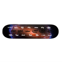 Plate-forme de patin "obtenez galaxie mauvaise"… skateboards customisés