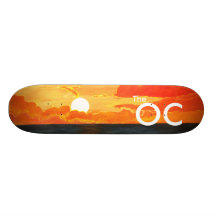 Plate-forme de planche à roulettes d'océan de couc