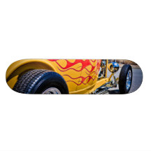 Plate-forme de travail de flamme du hot rod 6 planches à roulettes customisées