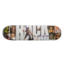 Plate-forme fausse de reine skateboards customisés
