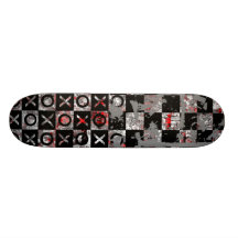 Plate-forme grunge de planche à roulettes d'Emo