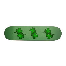 Plate-forme irlandaise de panneau de patin de vert plateau de skateboard