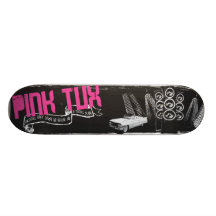 Plate-forme rose de Tux Planches À Roulettes Customisées