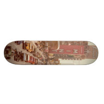 plate-forme vintage de hot rod de vegas plateau de planche à roulettes