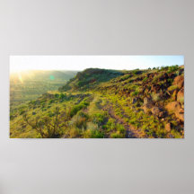 Plateau de départ de Black Mesa (couleur saturée) Affiches