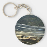 Platine extrayant la vue aérienne porte-clefs