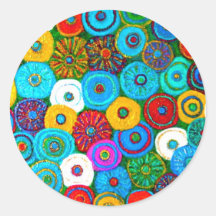 Plein autocollant de cercle