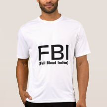 Plein Blooded Indien de FBI T-shirts