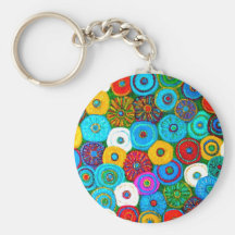 Plein cercle Keychain Porte-clefs