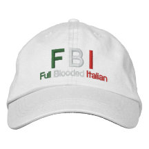 Pleine Blooded casquette de baseball blanche itali