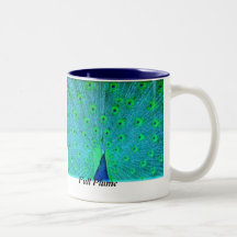 Pleine plume "de perle noire" mugs à café