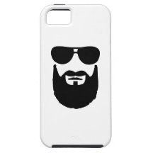 Pleines lunettes de soleil de barbe coque Case-Mate iPhone 5
