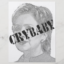 Pleurard - Hillary Clinton Tract Personnalisé