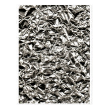 Pli en aluminium carte postale